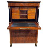Biedermeier Secretary in Walnut and Maple, 1820