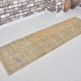 Vintage Bige Kitchen Runner Rug sku 1842