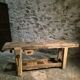 Ancient French oak table | Rustic console | 19th century