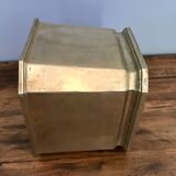Massive brass pot cover