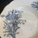 Hollow plate, fruit cup pattern carnations badonviller