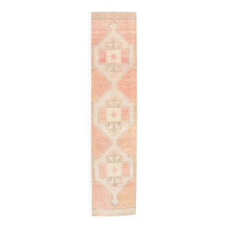 Tapis runner vintage orange pâle 83x376cm