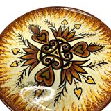 Two Quimper earthenware plates signed Fouillen circa 1960