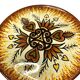 Two Quimper earthenware plates signed Fouillen circa 1960