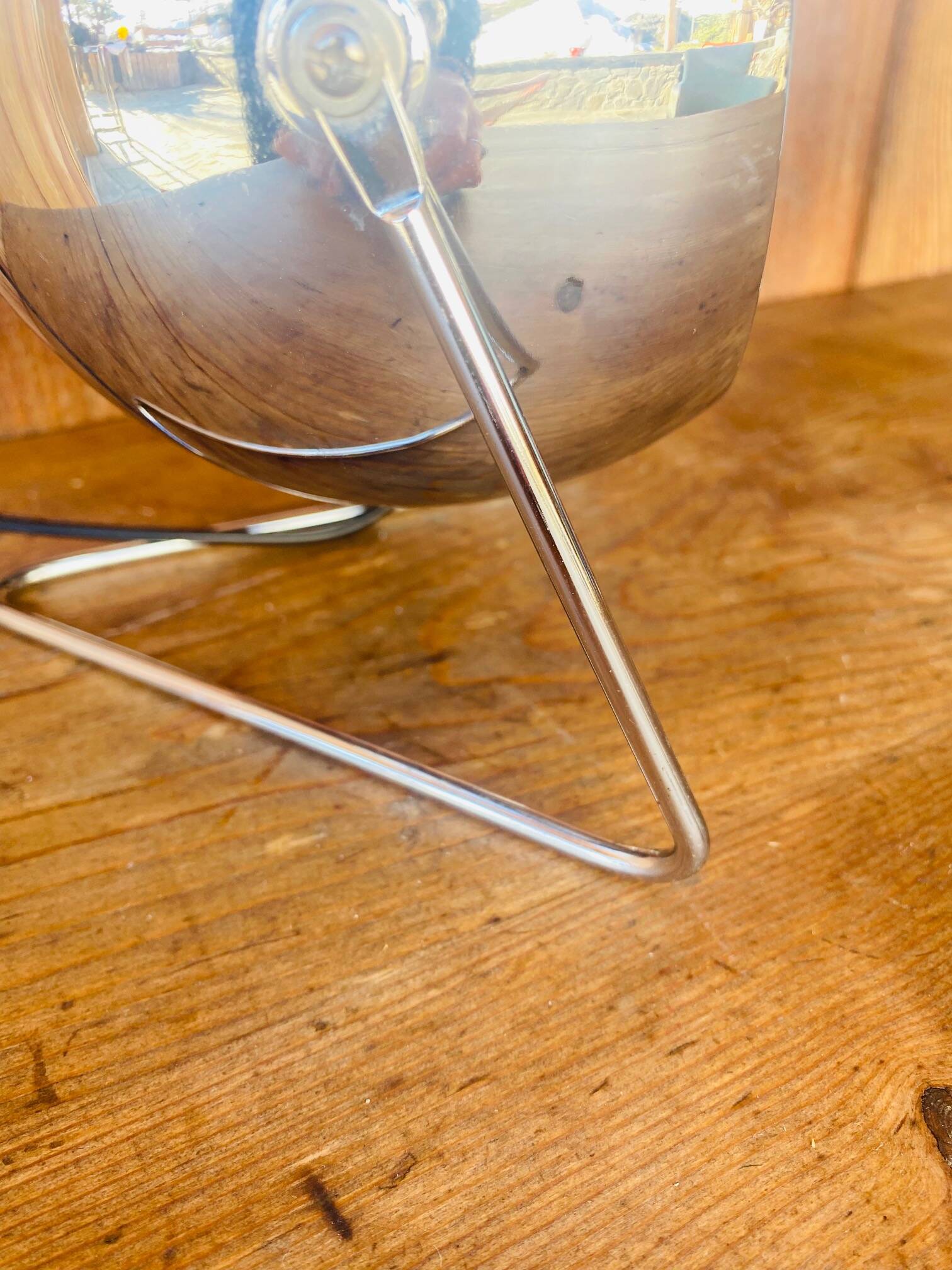 Paire de lampes esprit « Eye-ball » en métal