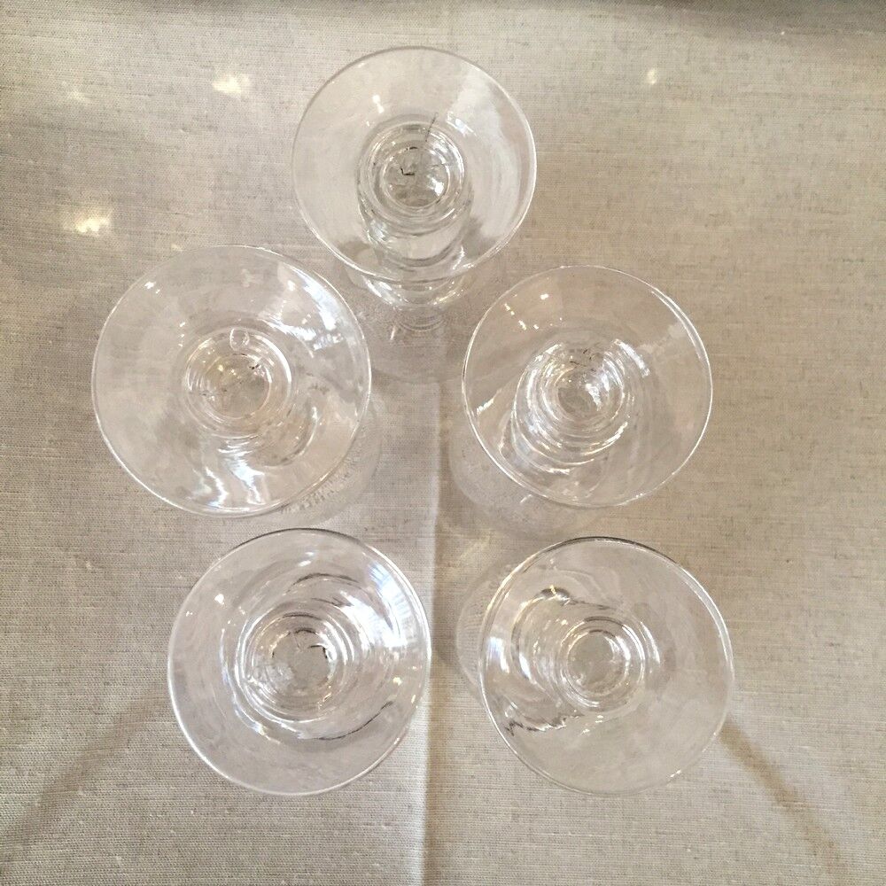 Suite of 5 walking glasses for digestive