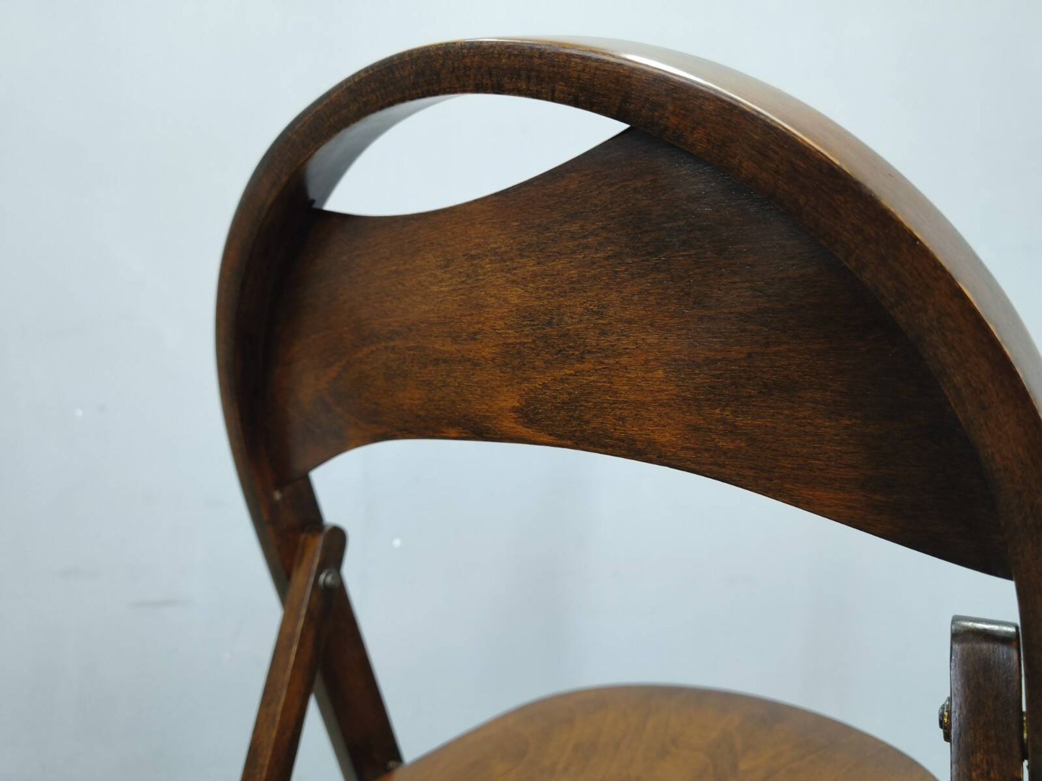 Pair of Bauhaus Folding Chairs B751 by Ligna, Czechoslovakia 1930s