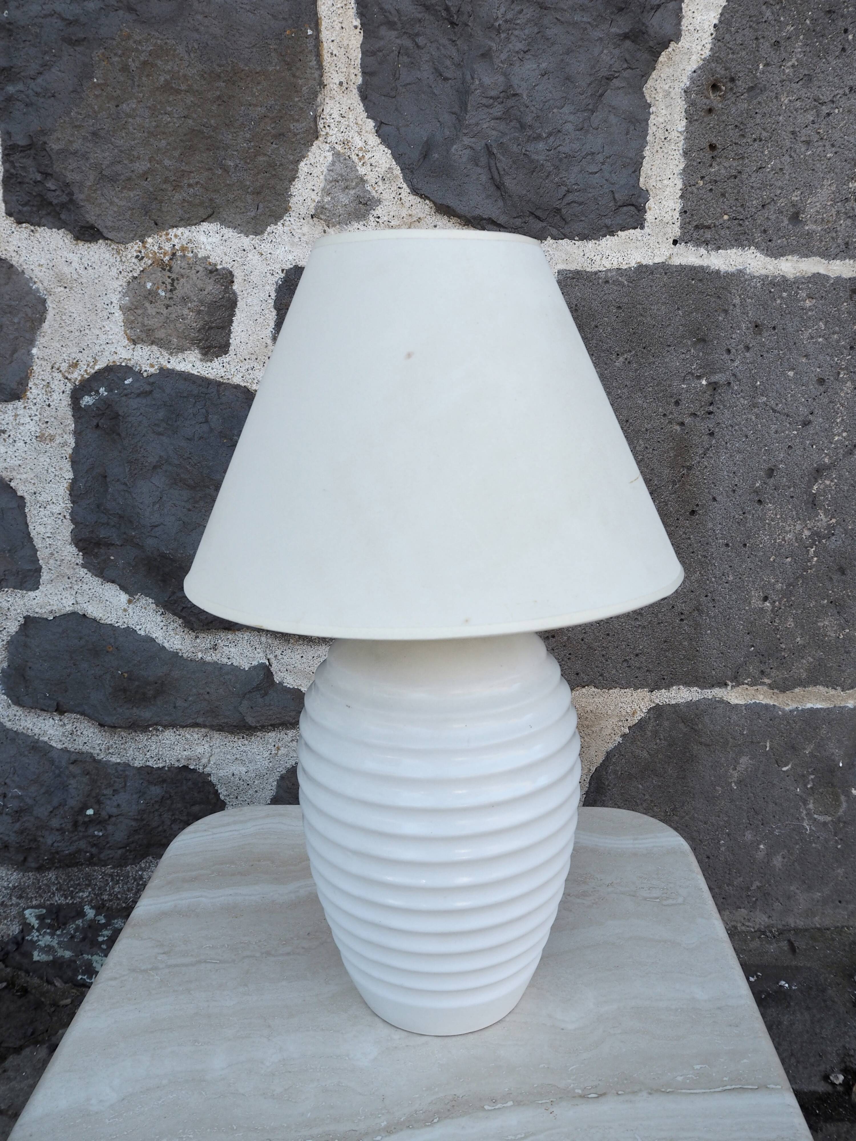 Lamp with ceramic stand XL