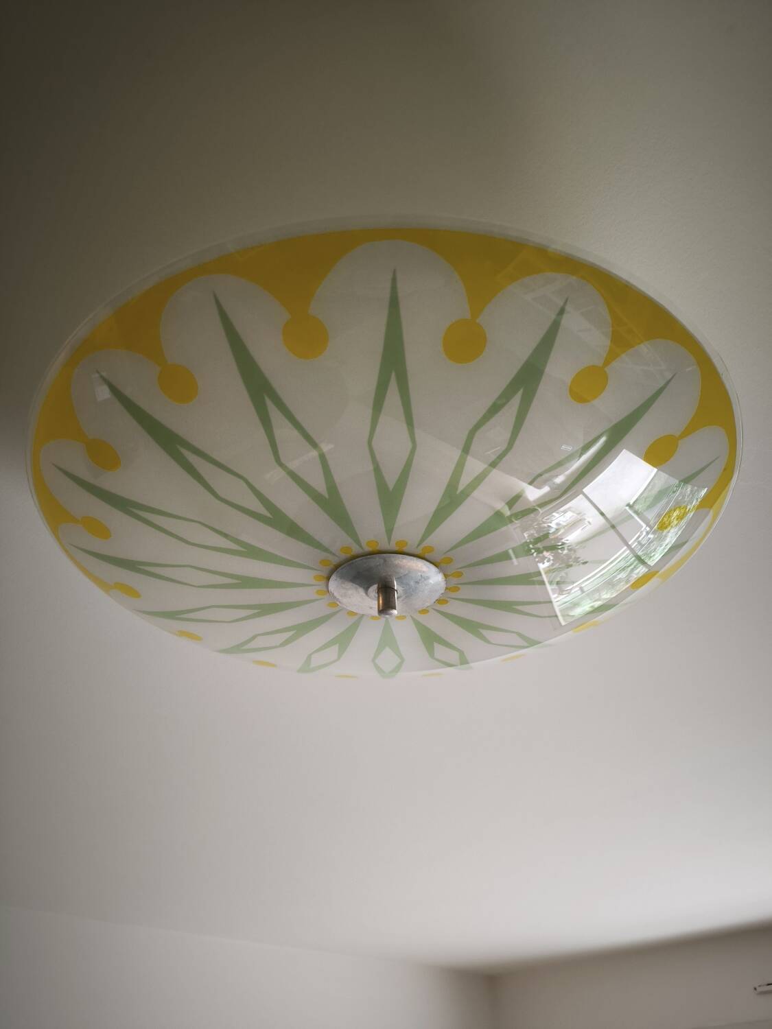 Vintage "saucoupe" suspension in opaline – New electrical system