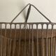 Country wrought iron harvest basket 1930