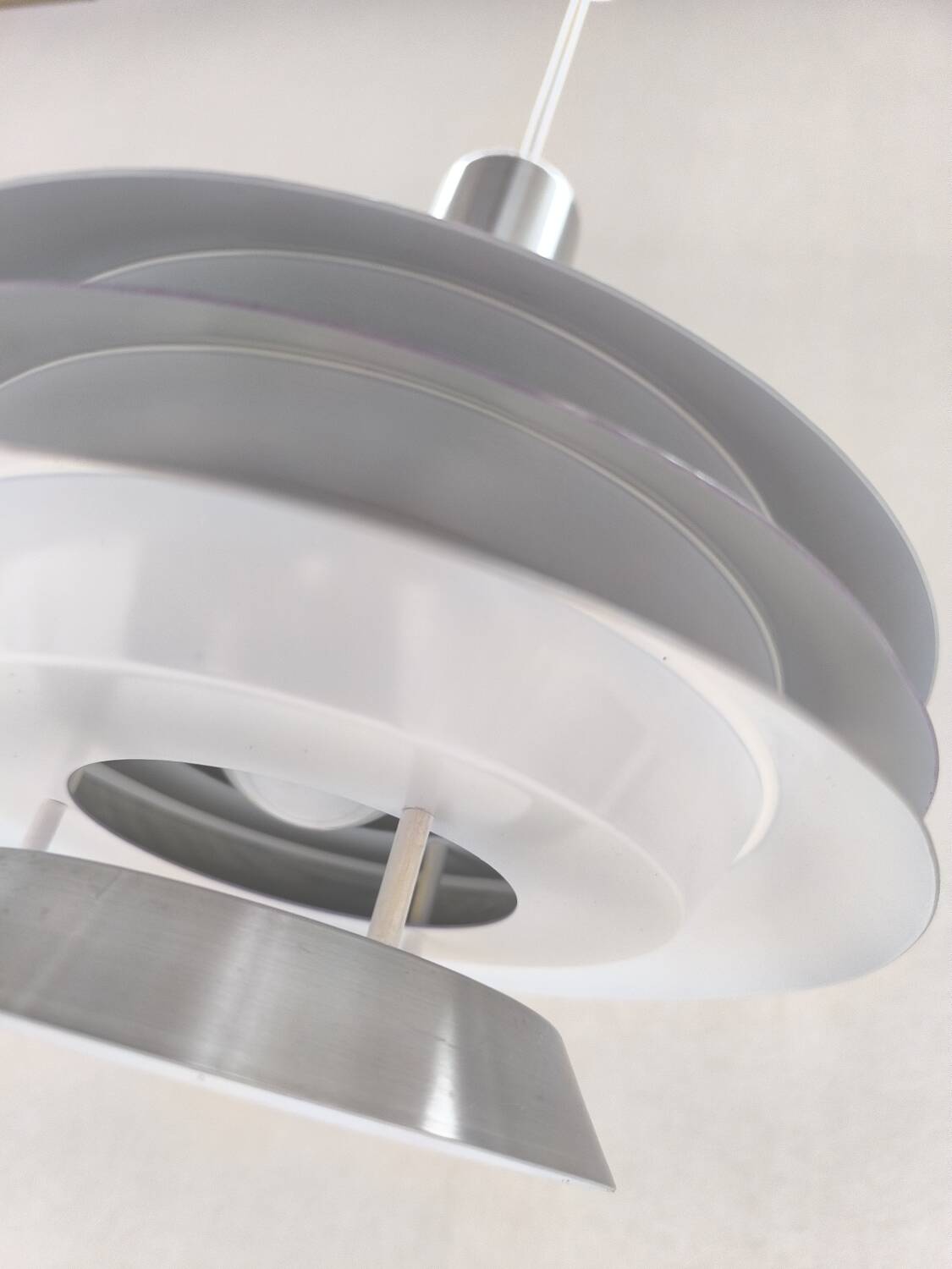 Suspension Aluminium par Lyskaer Belysning 1960s