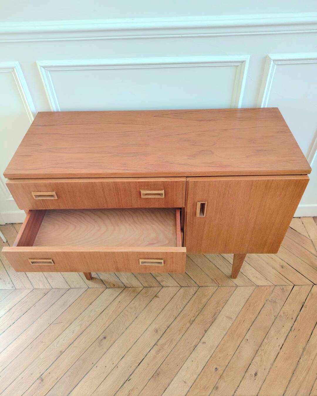 Enfilade vintage rénovée, années 60