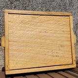 Bas relief in carved wood