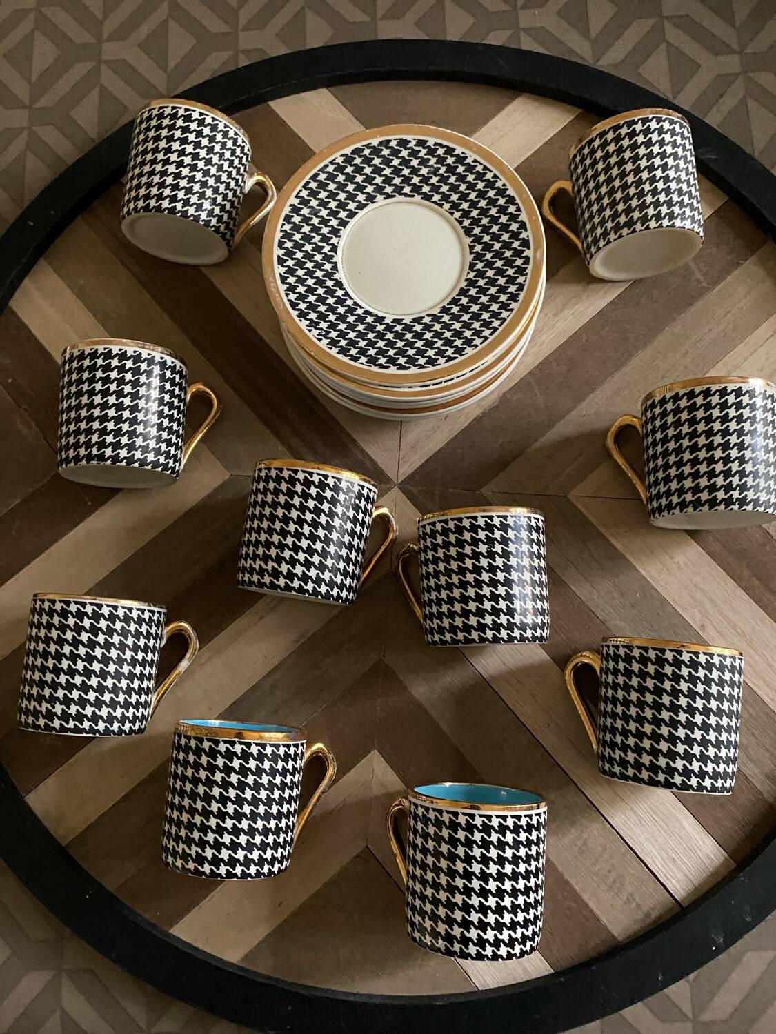 Vintage Pralignan coffee set