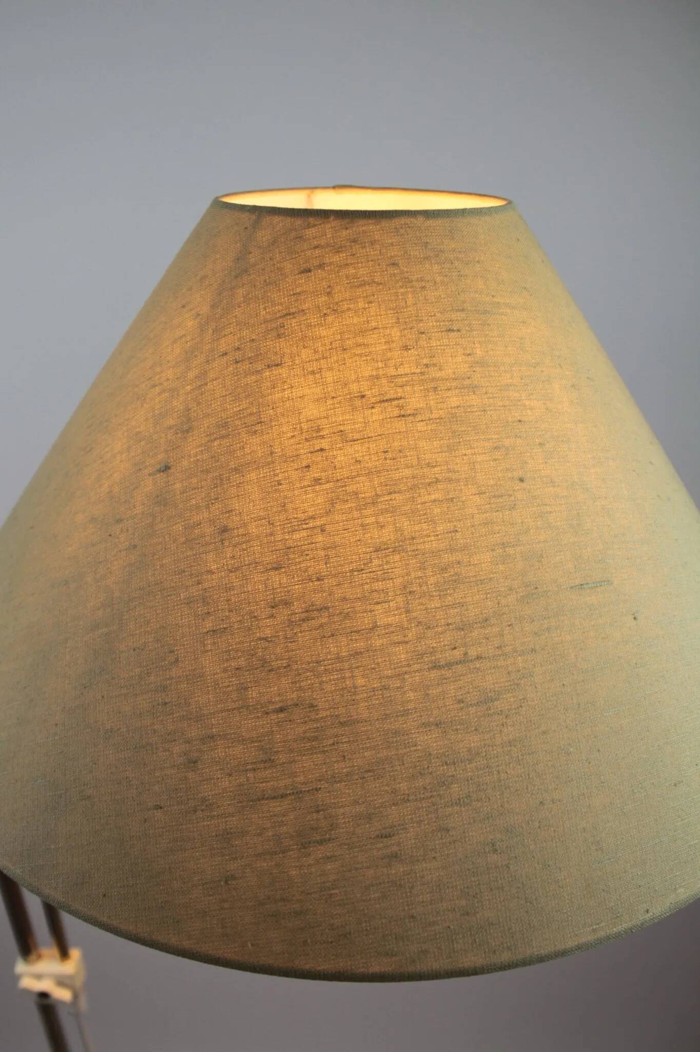 Brass Floor Lamp, Model G295 by Belid, Sweden —  Late1970s/ Early1980s