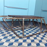 Ancient iron and wood sledge