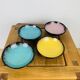 4 vintage Keraluc Quimper bowls