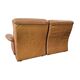 Vintage two-seater cognac leather sofa
