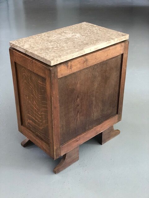 Bedside table top marble art nouveau