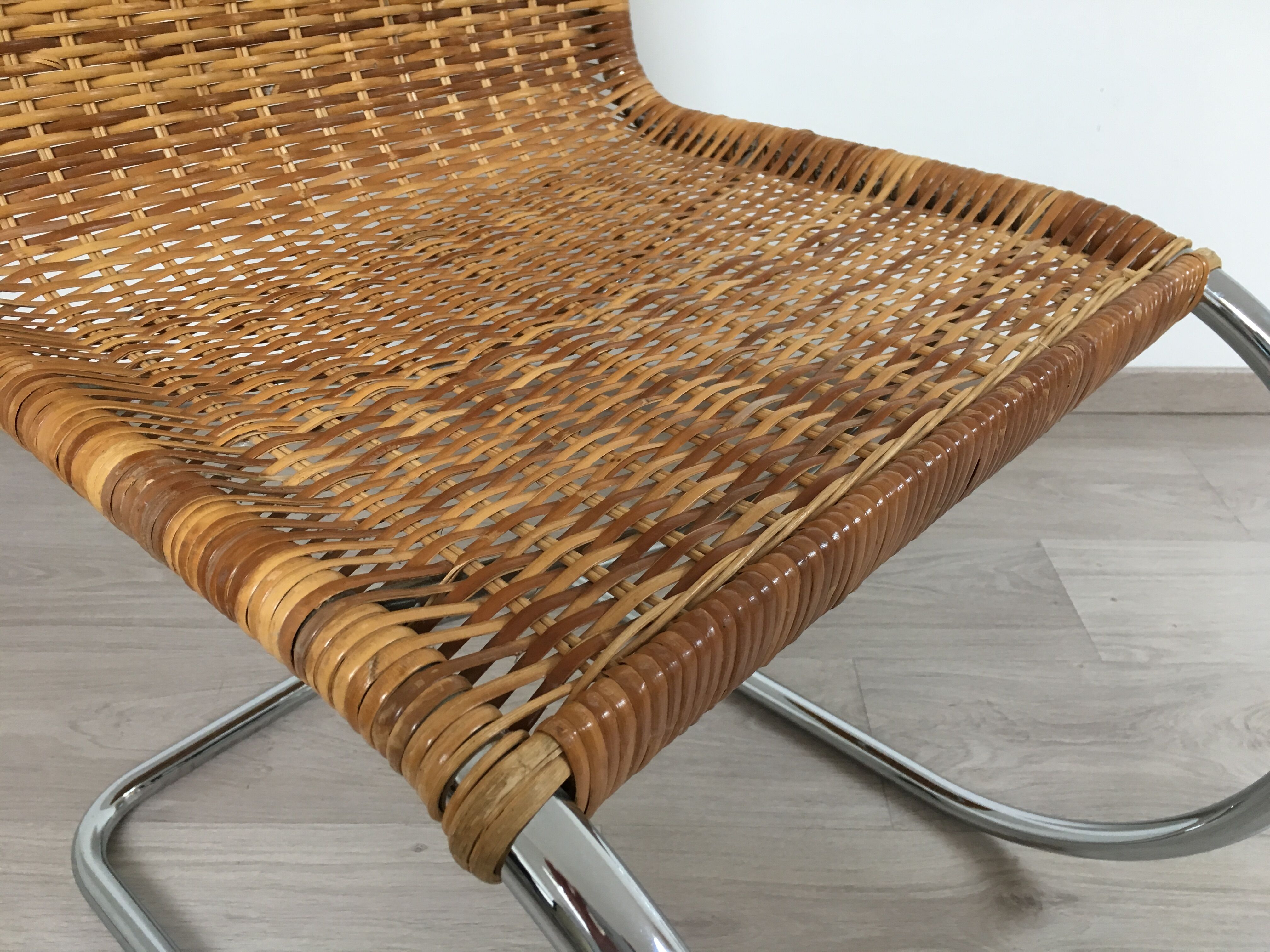 Chair Thonet S 533 by Ludwig Mies van der Rohe 1980