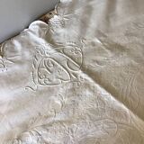 White cotton bedspread