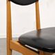 Series of 4 vintage chairs from the 50s/60s