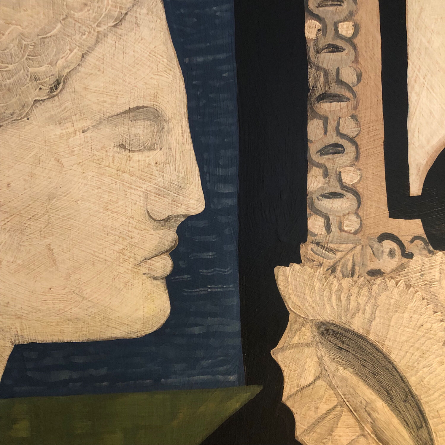 Large panel painting