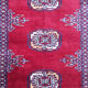 Handmade wool carpet Bukhara Pakistan 118x 61 cm