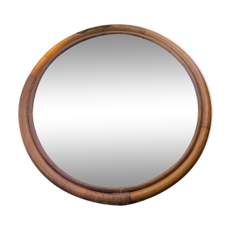 Miroir vintage bambou 57cm