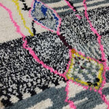 Handmade moroccan berber carpet 270 x 100 cm