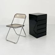 Black box with 5 drawers model "4601" by Simon Fussell for Kartell, 1970