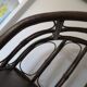 Retro-vintage-Low sideboard-library - cane-wood-rattan-1960s