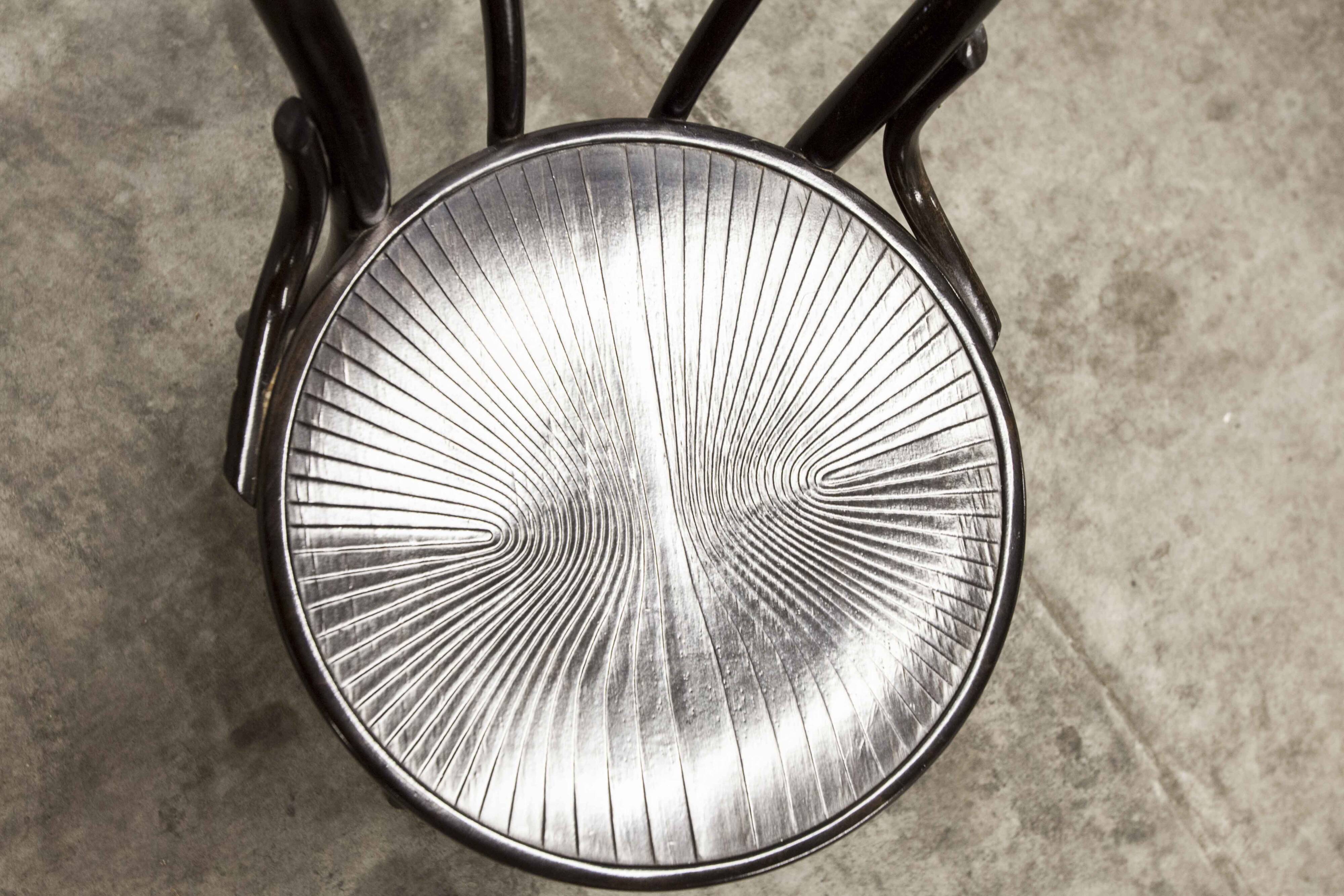 Baumann Bistro Chair ref 24 1990 curved wood