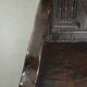 Antique English oak chair / wainscot chair from the 17th century