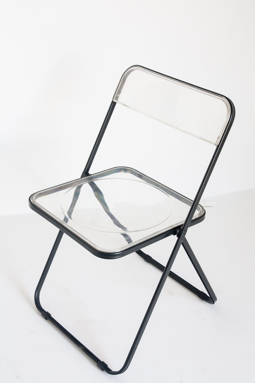 Set of 4 vintage folding chairs published by Stua, Spain 1980.