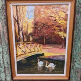 Autumn nature painting