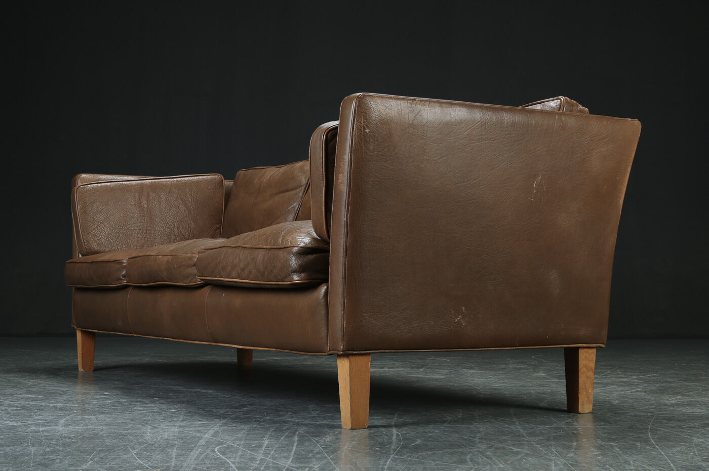 Danish leather sofa design from the 1960s/70s