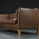 Danish leather sofa design from the 1960s/70s