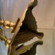 Large bronze candle pique eighteenth Louis XIV