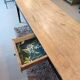 SUPERB RENOVATED FARMHOUSE TABLE 2.50m BLACK/WOOD