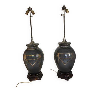 Paire de lampes Art Déco