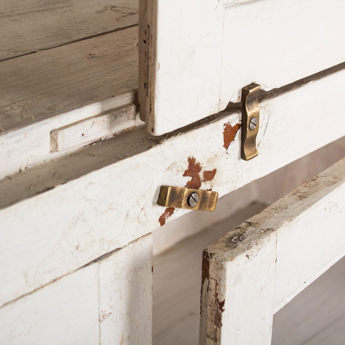 White wooden furniture