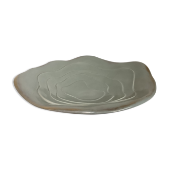 Grey-green ceramic cup