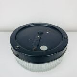 Round molded glass wall light from the 50s, ceiling light