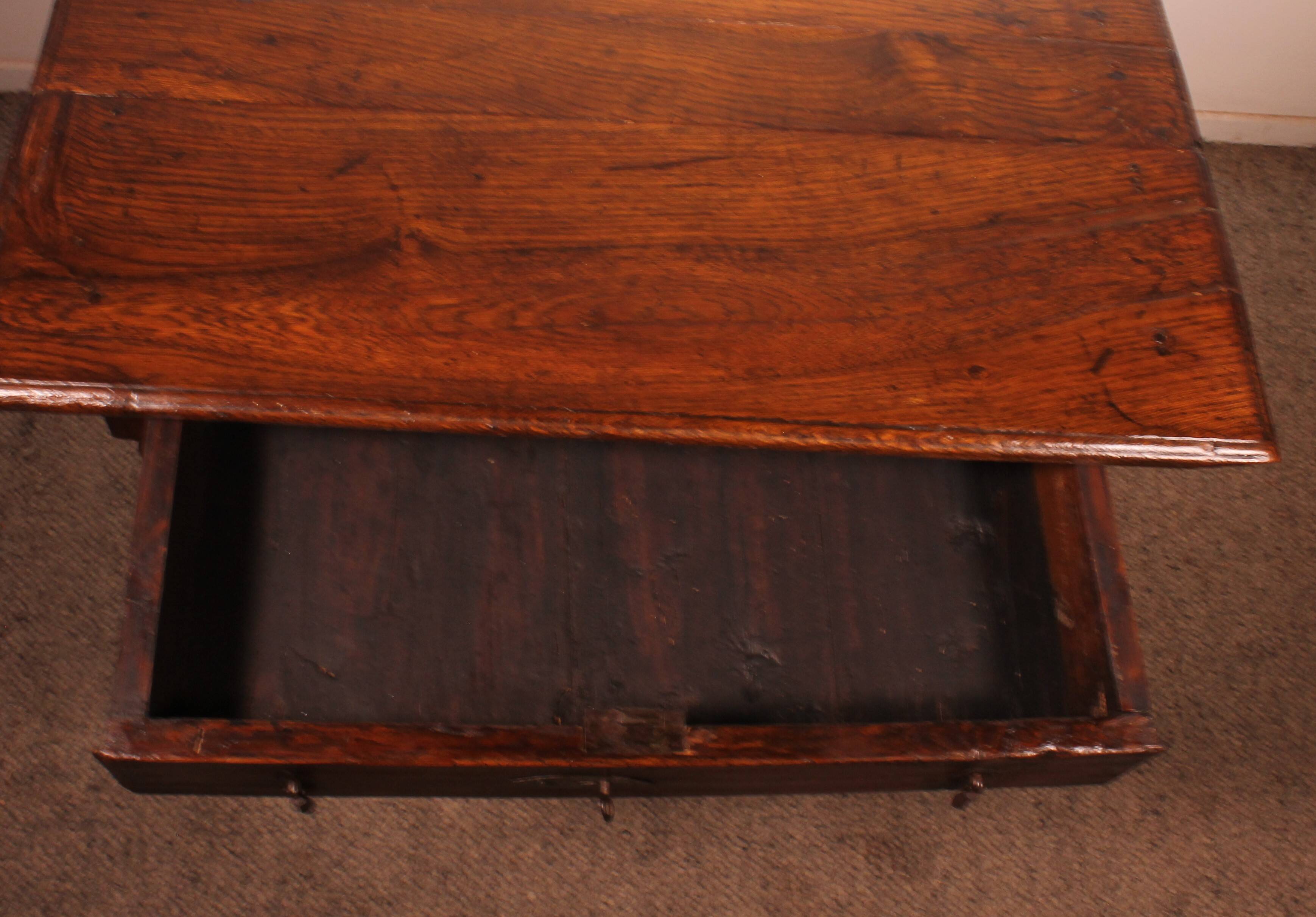 Louis XIII Oak Table - 17th Century