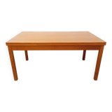 Vintage 60s Scandinavian style teak dining table with extensions