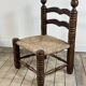 Chaises basses style Dudouyt 1950