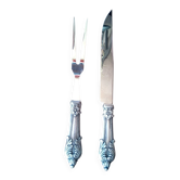 Silver-plated metal cutlery set