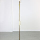 Minimal mid-century brass & marble lamp