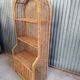 Vintage rattan wicker library in Emmanuelle style